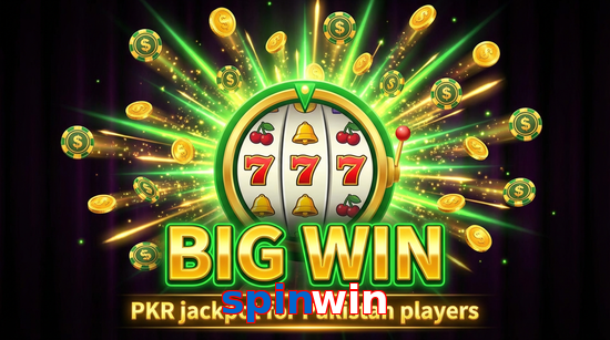 Big win animation on Spinwin slot game